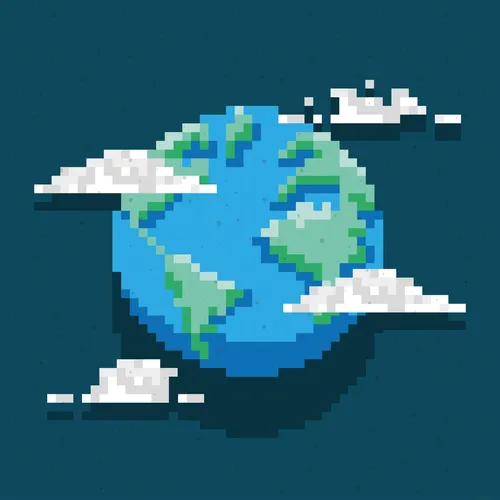 Pixeled world